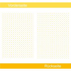 Sterne Herzen gelb - Designpapier